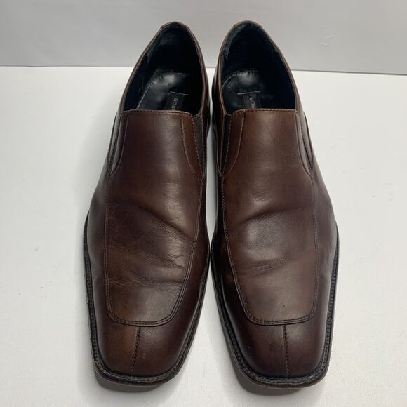 Bostonian Luxe Brown Leather Dress Casual Shoes Loafers main image 10